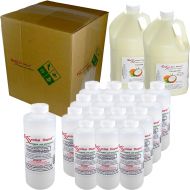 32 lbs Food Grade Sodium Hydroxide Lye Micro Beads - 16 x 2lb Bottles - PLUS 2 Gallon Jugs Coconut Oil - SALE ITEM